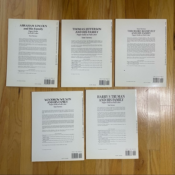 Vintage Paper Doll Books Bundle of 5 - Picture 2 of 2